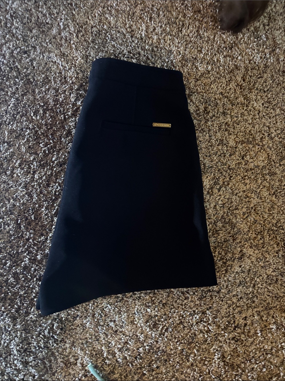 MICHAEL Michael Kors Black High-Rise Pleated Dress Shorts - Picture 6 of 9
